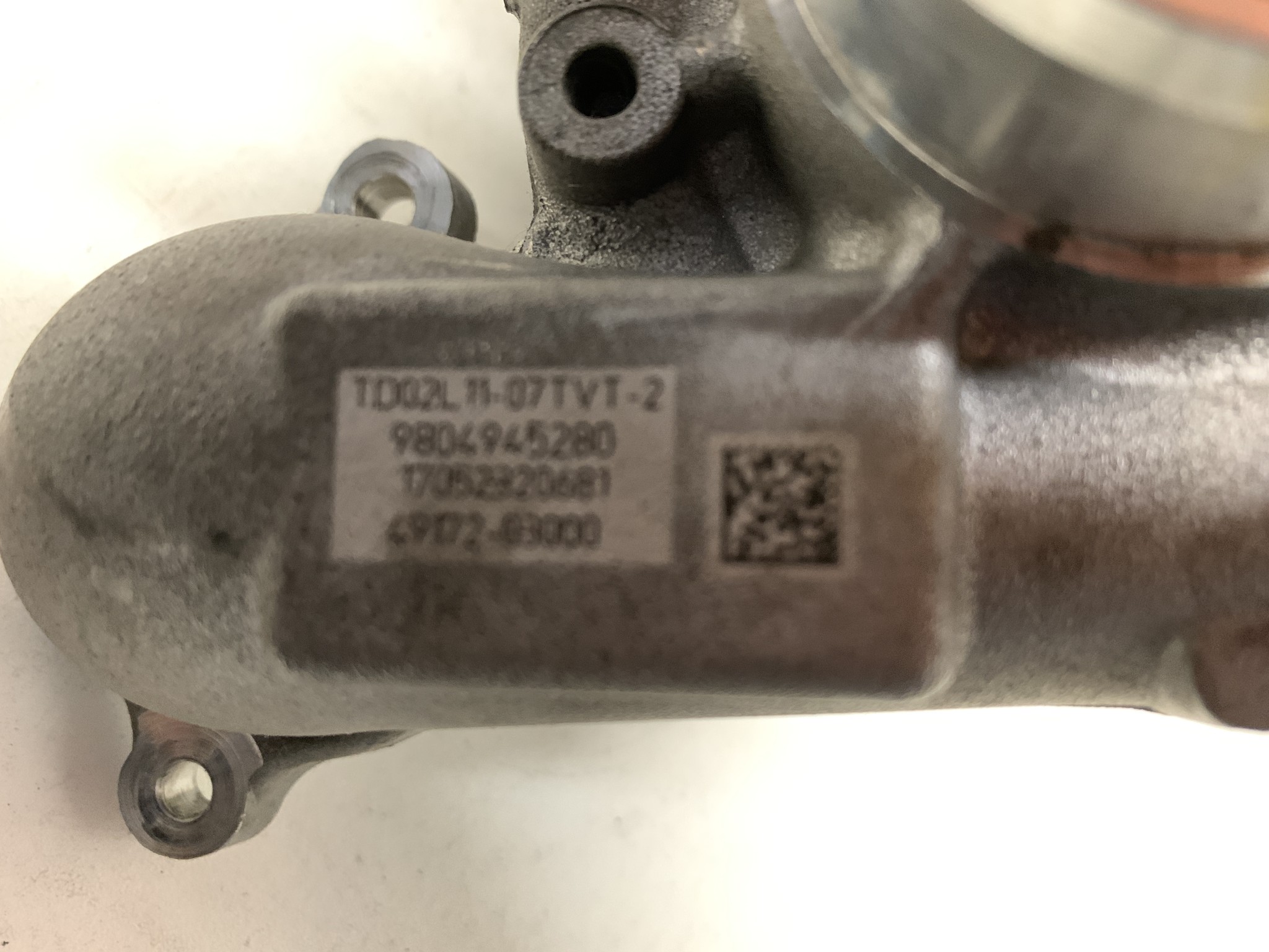 Turbo 9804945280 Peugeot 308 T9 Diesel 1,6 Motorcode (BHA) BH02  