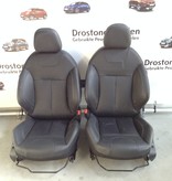 Set leather chair Peugeot 2008 black leather with heated seats