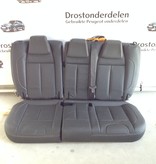 Set of leather seats for Peugeot 2008, black leather with seat heating