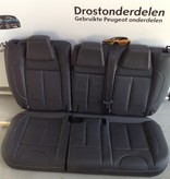 Set of leather seats for Peugeot 2008, black leather with seat heating