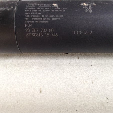 Elektrische hintere Gasdruckfeder Links 9830770280 Peugeot 3008 (P84E)