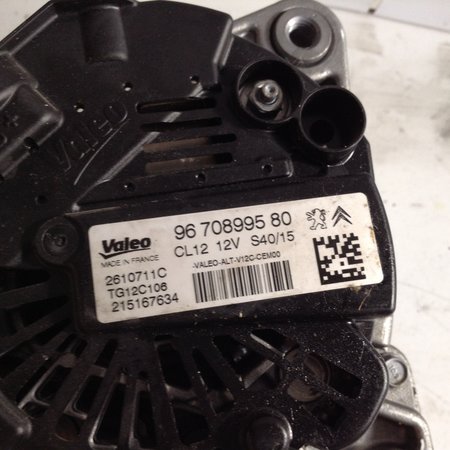 Alternator 9670899580 peugeot 308 valeo CL12 12v