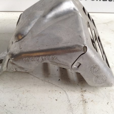 Turbo compressor heat shield from a Peugeot 9807054980