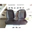 Back seat Black leather Peugeot 206cc convertible