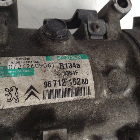 Air conditioning pump 9671216280 Peugeot 307 1364F Sanden