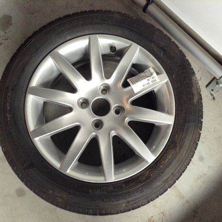 Reserve Wiel met Lichtmetaal Velg 9680713680 205/55R16 Peugeot