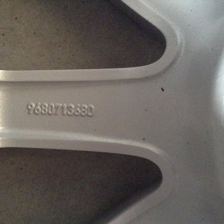 Spare Wheel with Alloy Rim 9680713680 205 / 55R16 Peugeot