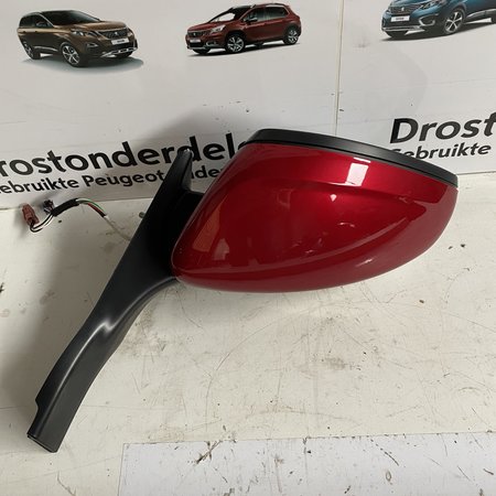 Exterior Mirror Left Folding Peugeot 2008 Red Metallic (LQV)