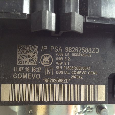 Combi switch 98262588ZD Peugeot 3008 ll P84E