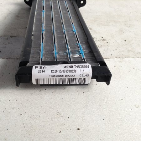 Heater heating element BEHR T4038001 (6436H5) peugeot 308 T9 1.6 bleu hdi