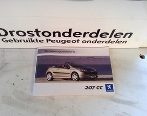 Instructieboekje Peugeot 207CC