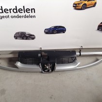 Grille Van Voorbumper Peugeot 206CC  Cabriolet Zilver (Kleurcode EZR)