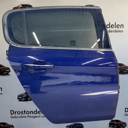 Türen 4-türiger Peugeot hinten rechts 308 T9 9802165580 Farbcode EWG blau