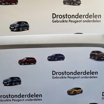 Dachreling linke hintere Abdeckung Peugeot 2008 9678358080