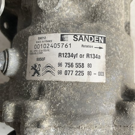 Air conditioning pump 9675655880/9807722580 Peugeot 308 T9 Sanden 8850F