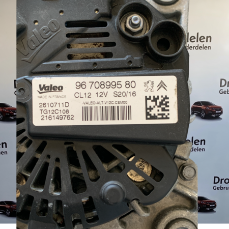 Alternator 9870899580 Peugeot 208 CL12 12V Valeo