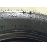 Reservewiel Peugeot 125/80/R15 Continental thuiskomertje