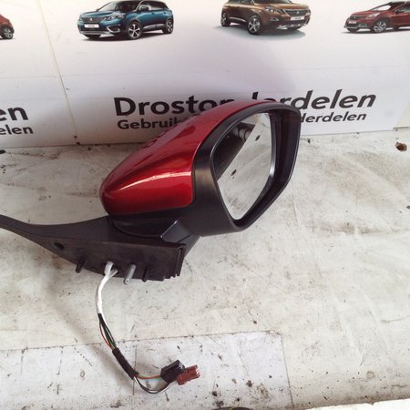 Right mirror Peugeot 2008 Color LQV red Not Foldable