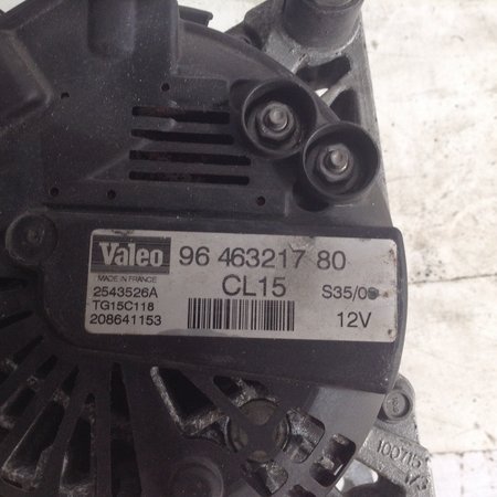 dynamo peugeot 206 1.6 hdi  9646321780  cl15  (5705AS)