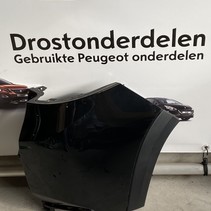 Eckstück Stoßstange hinten rechts mit schwarzer Zierleiste 9678052277 Peugeot 2008 Farbe Schwarz KTV