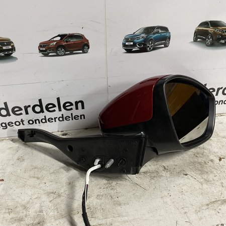 Buiten Spiegel Rechts Niet Inklapbaar Peugeot 208 Kleur Rood LQV