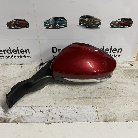 Buiten Spiegel Links Niet Inklapbaar Peugeot 208 Kleur Rood LQV