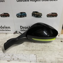 Spiegel Links Peugeot 208 Farbe Schwarz KTV Mit Lime Farbanzeige