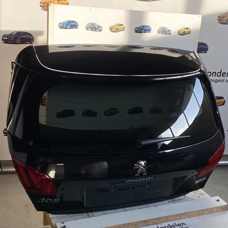 Heckklappe Peugeot 308 T9 Farbe Schwarz KTV