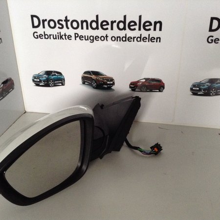 Buiten Spiegel Links Peugeot 208 II P21E Kleur Wit EWP