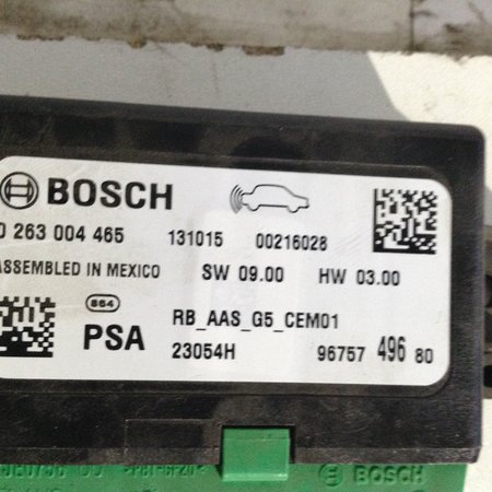 Parkeermodule PDC Achter  9675749680 Peugeot 2008