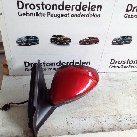 Buitenspiegel Links Inklapbaar Peugeot 208 II P21E Kleur Rood LQV