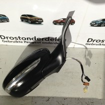 Exterior Mirror Right Folding Peugeot 208 Black KTV Allure