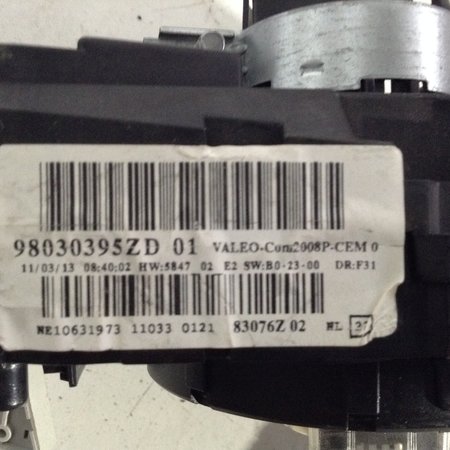 Steering column switch 98030395ZD Peugeot 208