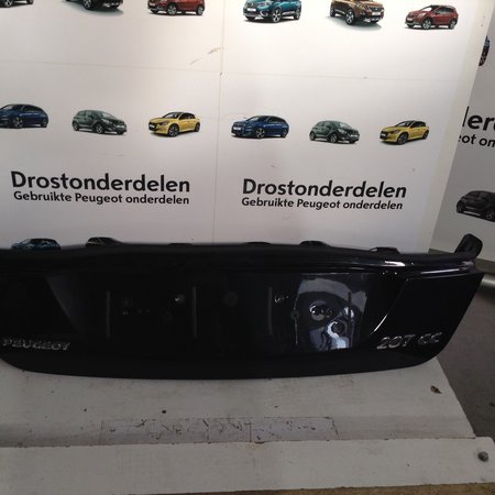 Unterteil Heckklappe Peugeot 207CC Farbe Schwarz (860688)