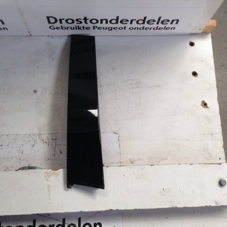 Sierlijst Portier Rechts-Voor 9824676080 Peugeot 208 II P21E Glanzend Zwart