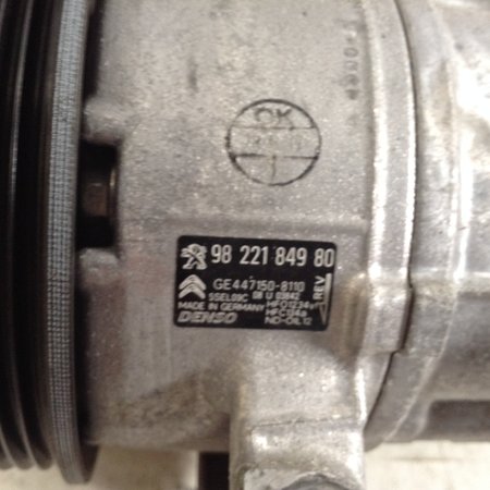 AC pump 9822184980 Peugeot 208 II P21E DENSO 5SEL09C-GE447150-8110