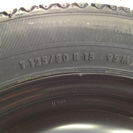 Spare wheel / Homecomer Peugeot 125/80/R15 Uniroyal