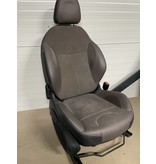 Front Seat Right Half Leather/Suede Brown/Black Peugeot 2008