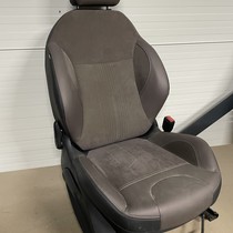 Front Seat Right Half Leather/Suede Brown/Black Peugeot 2008