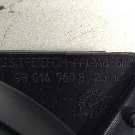 Driehoeks Ruiten Links-Voor 9801476080 Peugeot 2008 43R-007951 E000255