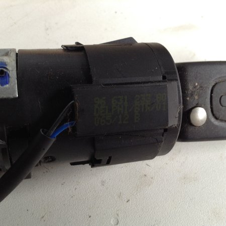 Ignition lock + key 9663123380 Peugeot 207