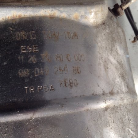 Catalyst 9804925980 Peugeot 308 T9 150HP PSA K680