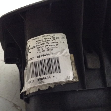 Steering airbag 98230181ZD Peugeot 5008 II P87E