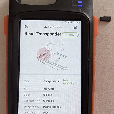 Original NXP Transponderchip PCF7936AA ID46 Chip für Peugeot Citroen Modelle