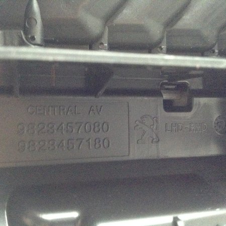 Heater Control Panel 9823457080 / 9823457180 Peugeot 2008 II P24E