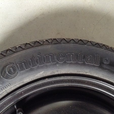 Spare wheel / Homecomer Peugeot 125/80/R15 Continental