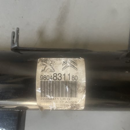 Schokdemper links-voor  Peugeot 208 1.2  VTI 82 pk  9804831180