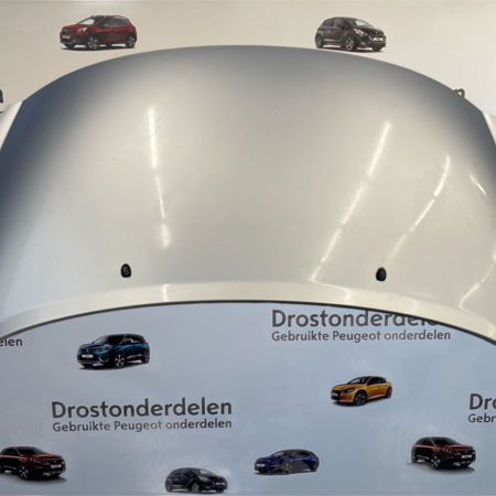 Motorhaube eines Peugeot 207 Farbcode grau (EZR)