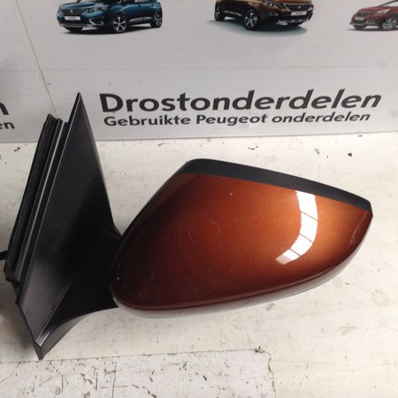 Mirror Left Foldable With Blind Spot Monitoring Peugeot 3008 II P84E Color Brown ELG