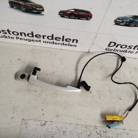 Portiergreep Links 9683444980 / 9683445080 Peugeot 308CC Kleur Parelmoer Wit KWED